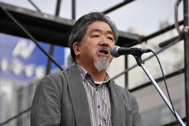 泊からは、岩内原発問題研究会の佐藤英行さんが、「泊の再稼働を止め、全ての原発を廃炉にしていくために、共にたたかいたい」と訴えた。